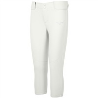Mizuno Youth Belted Stretch Fastpitch Softball Pant, White