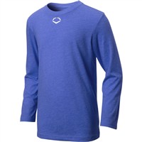 Evoshield Youth Long Sleeve Baseball T-Shirt, Royal