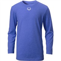 Evoshield Youth Long Sleeve Baseball T-Shirt, Royal