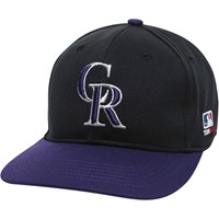 Outdoor Cap Co Team MLB-350 Replica Baseball Caps, Colorado Rockies - Alternate