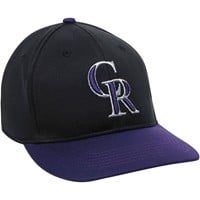 Outdoor Cap Co Youth Team MLB-350 Replica Baseball Caps, Colorado Rockies - Alternate