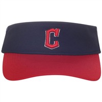 Outdoor Cap Co Team MLB-185 Team Baseball Visor, Cleveland Guardians