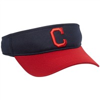 Outdoor Cap Co Team MLB-185 Team Baseball Visor, Cleveland Guardians
