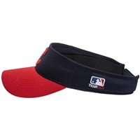 Outdoor Cap Co Team MLB-185 Team Baseball Visor, Cleveland Guardians