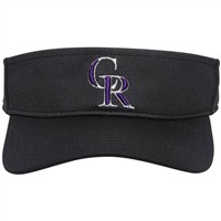Outdoor Cap Co Team MLB-185 Team Baseball Visor, Colorado Rockies