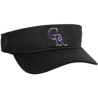 Outdoor Cap Co Team MLB-185 Team Baseball Visor, Colorado Rockies