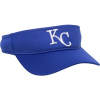 Outdoor Cap Co Team MLB-185 Team Baseball Visor, Kansas City Royals