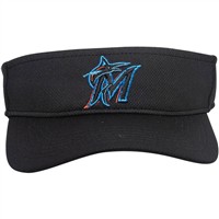 Outdoor Cap Co Team MLB-185 Team Baseball Visor, Miami Marlins