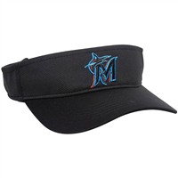 Outdoor Cap Co Team MLB-185 Team Baseball Visor, Miami Marlins