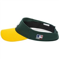 Outdoor Cap Co Team MLB-185 Team Baseball Visor, Oakland Athletics