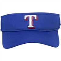 Outdoor Cap Co Team MLB-185 Team Baseball Visor, Texas Rangers
