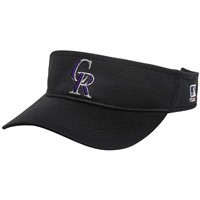 Outdoor Cap Co Team MLB-185 Team Baseball Visor, Colorado Rockies