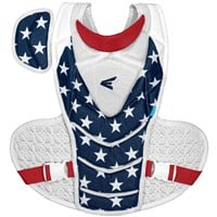 Easton Jen Schro The Very Best Ltd Ed USA Fastpitch Softball Catchers Set (Large), Red/White/Blue