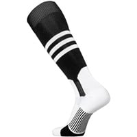 TCK Adult Dugout 2-in-1 Stirrup Look Baseball and Softball Socks, Orange/White