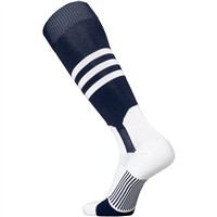 TCK Adult Dugout 2-in-1 Stirrup Look Baseball and Softball Socks, Orange/White