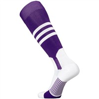 TCK Adult Dugout 2-in-1 Stirrup Look Baseball and Softball Socks, Orange/White