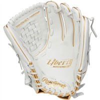 Rawlings Liberty Advanced 125KR 12.5in Fastpitch Softball Glove (RLA125K, White