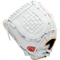 Rawlings Liberty Advanced 125KR 12.5in Fastpitch Softball Glove (RLA125K, White