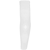 NIKE Pro 2-Pack Circular Knit Compression Baseball Sleeves, White/Black