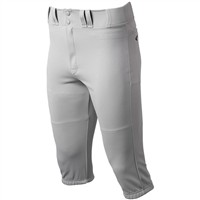 Easton Men's Rival+ Knicker Baseball Pants, Grey