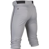 Easton Men's Rival+ Piped Knicker Baseball Pants, Grey/Black