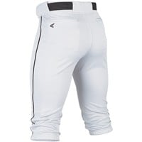 Easton Men's Rival+ Piped Knicker Baseball Pants, White/Black