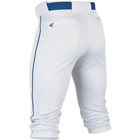 Easton Men's Rival+ Piped Knicker Baseball Pants, White/Navy