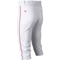 Easton Men's Rival+ Piped Knicker Baseball Pants, White/Red