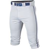 Easton Men's Rival+ Piped Knicker Baseball Pants, White/Navy
