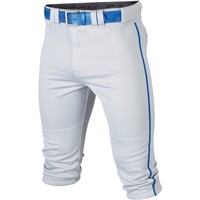 Easton Men's Rival+ Piped Knicker Baseball Pants, White/Royal