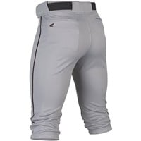 Easton Youth Rival+ Piped Knicker Baseball Pants, Grey/Black