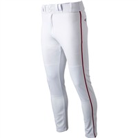 Easton Youth Rival+ Open Bottom Piped Baseball Pants, Grey/Navy
