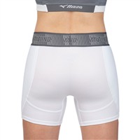 Mizuno Womens Aero Vent Padded Softball Sliding Short, White
