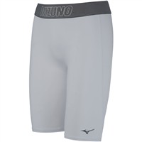 Mizuno Womens Compression Baseball Sliding Short, Grey