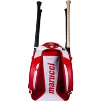 Marucci Dynamo Backpack, White/Red