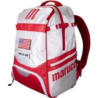 Marucci Dynamo Backpack, White/Red