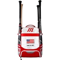Marucci Dynamo Backpack, White/Red