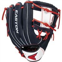 Easton Youth Professional 10in Baseball Glove, Navy/White