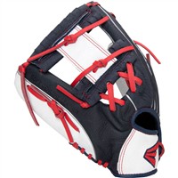 Easton Youth Professional 10in Baseball Glove, Navy/White