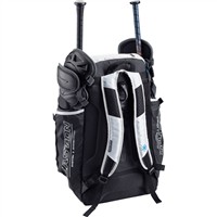 Easton Jen Schro Catcher's Fastpitch Softball Backpack, White/Black