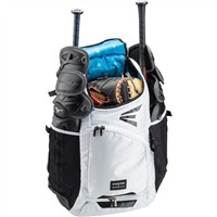 Easton Jen Schro Catcher's Fastpitch Softball Backpack, White/Black