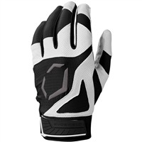 Evoshield Adult SRZ-1 Batting Gloves, Black