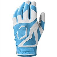 Evoshield Adult SRZ-1 Batting Gloves, Light Blue