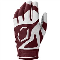 Evoshield Adult SRZ-1 Batting Gloves, Maroon