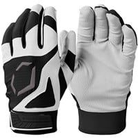 Evoshield Adult SRZ-1 Batting Gloves, Black