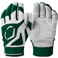 Evoshield Adult SRZ-1 Batting Gloves, Dark Green