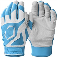 Evoshield Youth SRZ-1 Batting Gloves, Light Blue