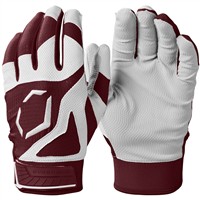 Evoshield Youth SRZ-1 Batting Gloves, Maroon