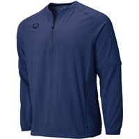 Evoshield Men's Long Sleeve Baseball BP Jacket, Navy