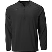 Evoshield Men's Long Sleeve Baseball BP Jacket, Black